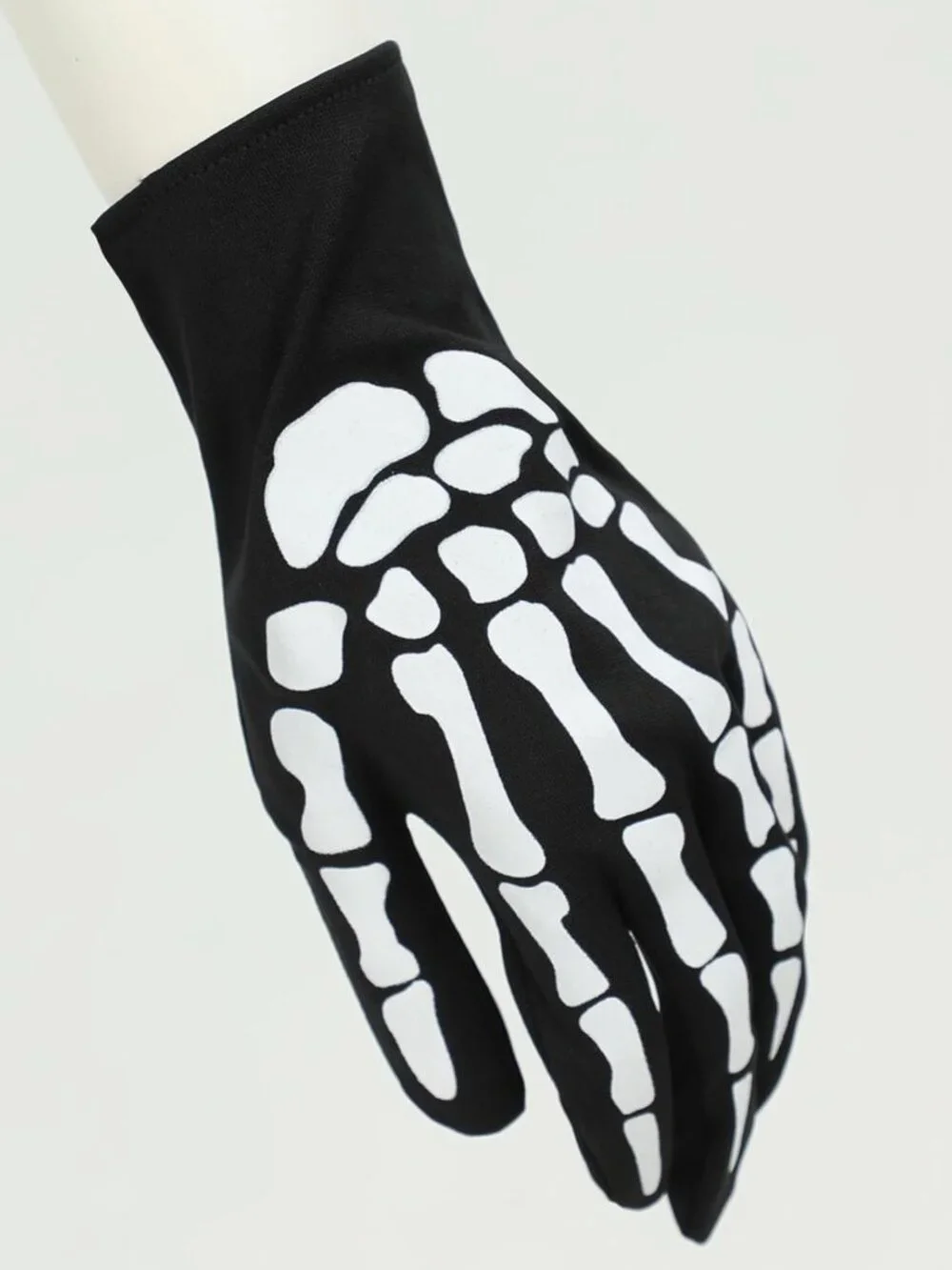 Gothic Halloween Cosplay Costume Set - Long Sleeve Tube Top, Skirt & Gloves